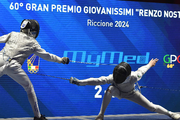 Dettaglio sponsor gara scherma FIS