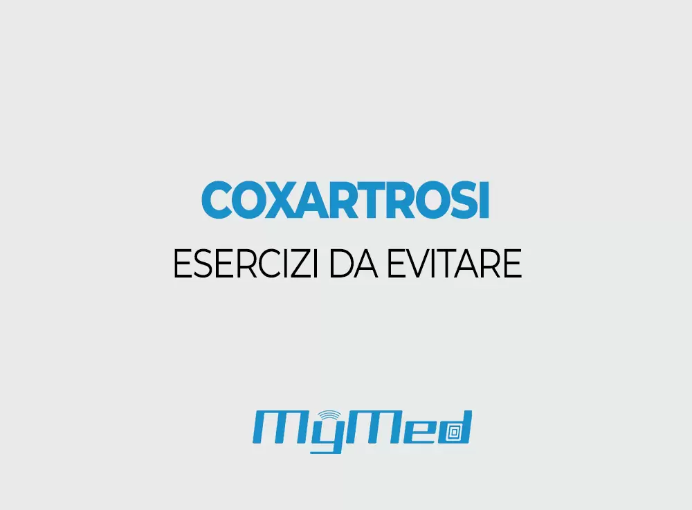 coxartrosi esercizi evitare