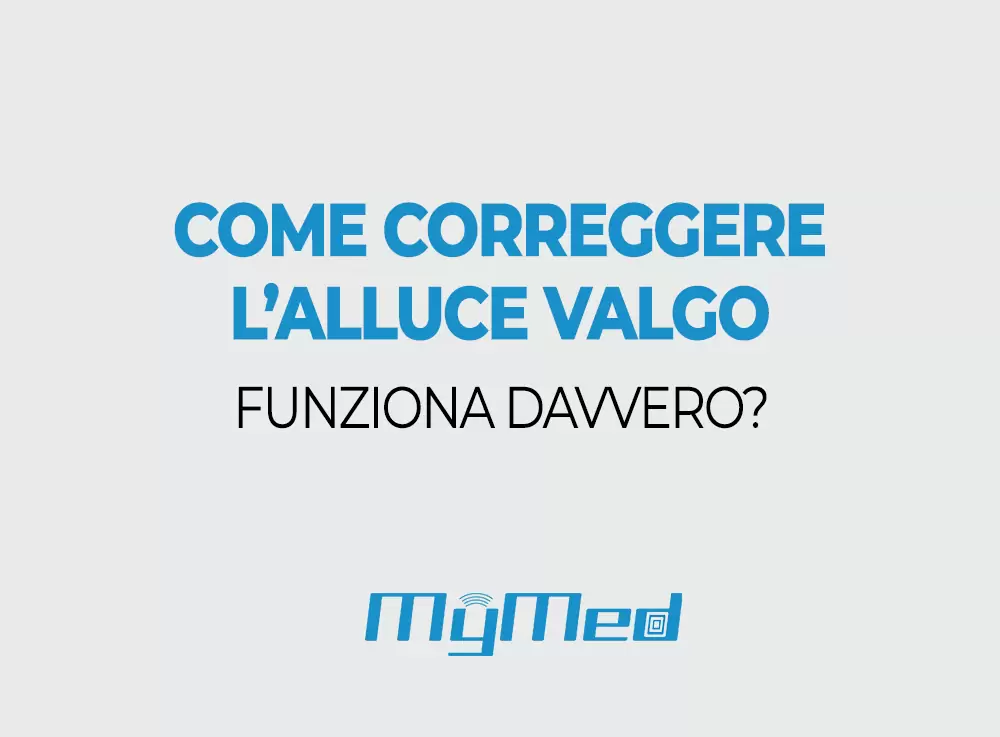 come correggere alluce valgo